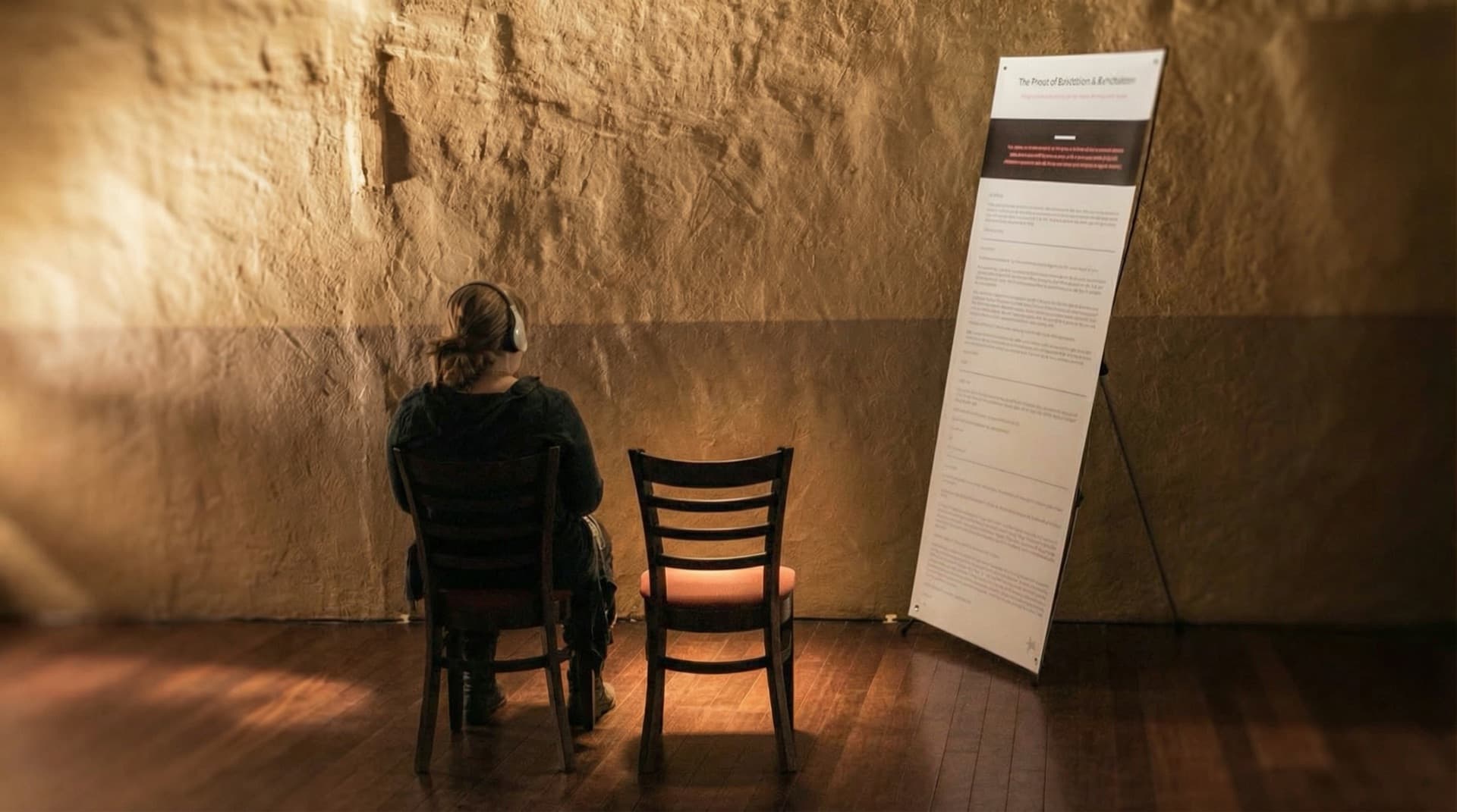 The Threat of Y installation - empty space