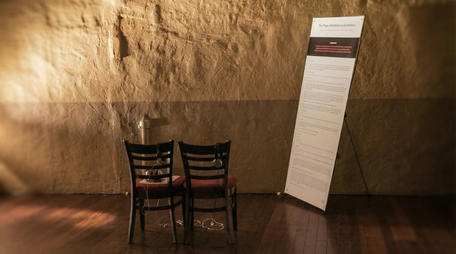 The Threat of Y installation - vacant arrangement